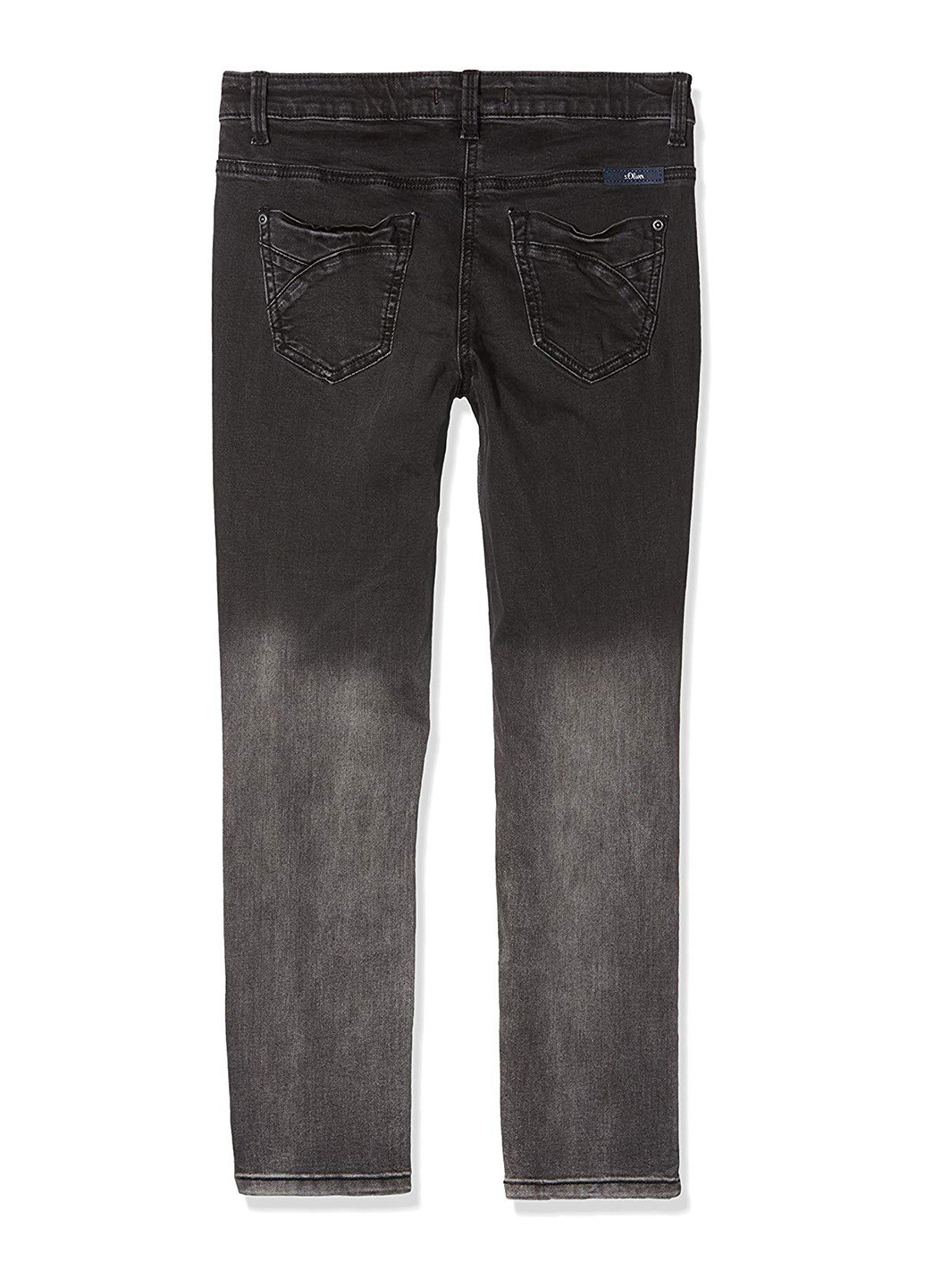 Темно-серые демисезонные прямые джинсы S.Oliver