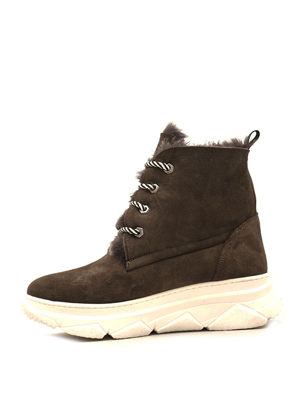 Зимние ботинки Donna Ricco без декора из натуральной замши