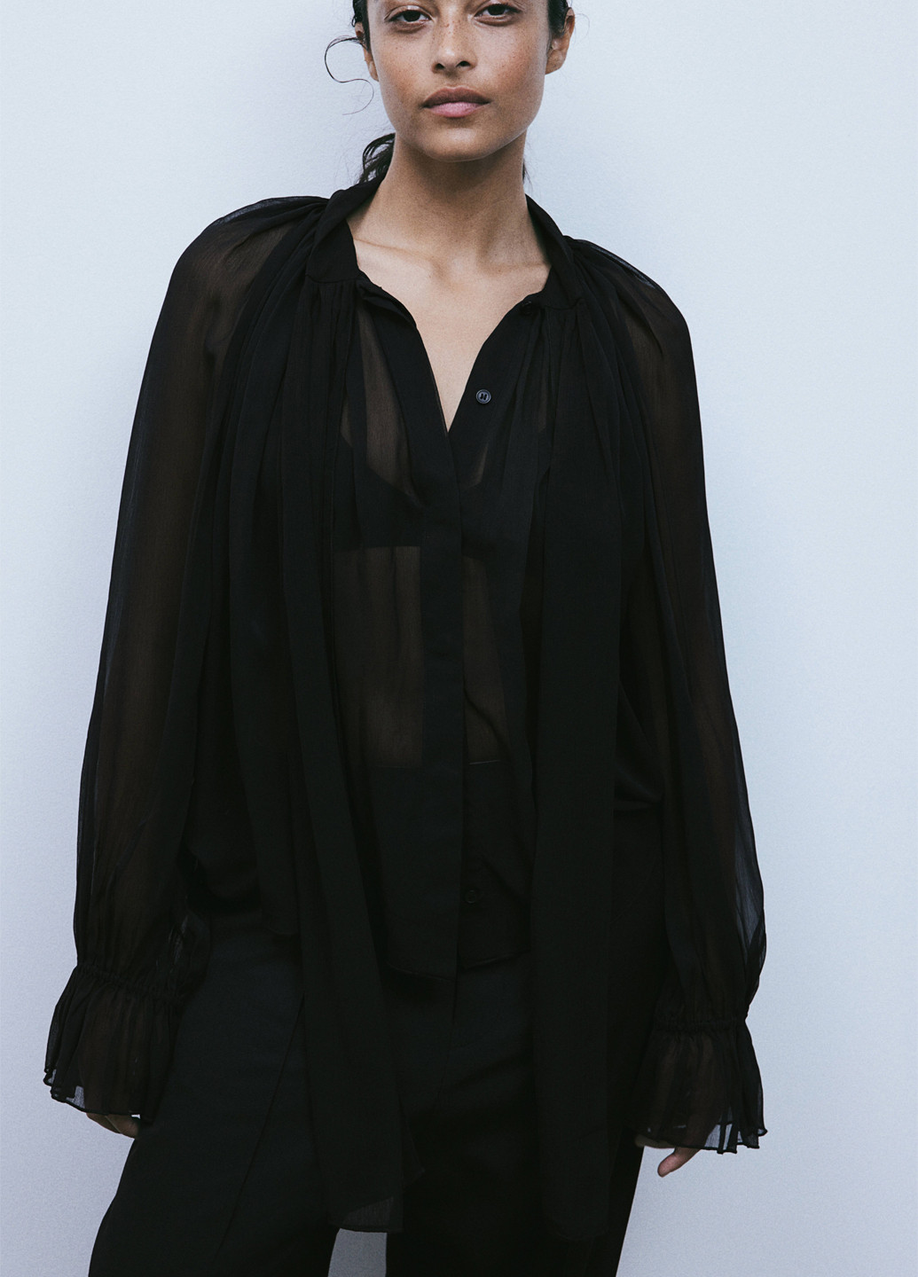 Чорна блуза H&M