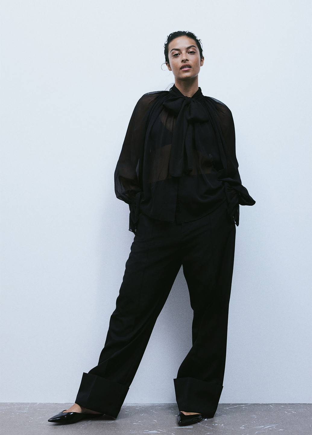 Чорна блуза H&M