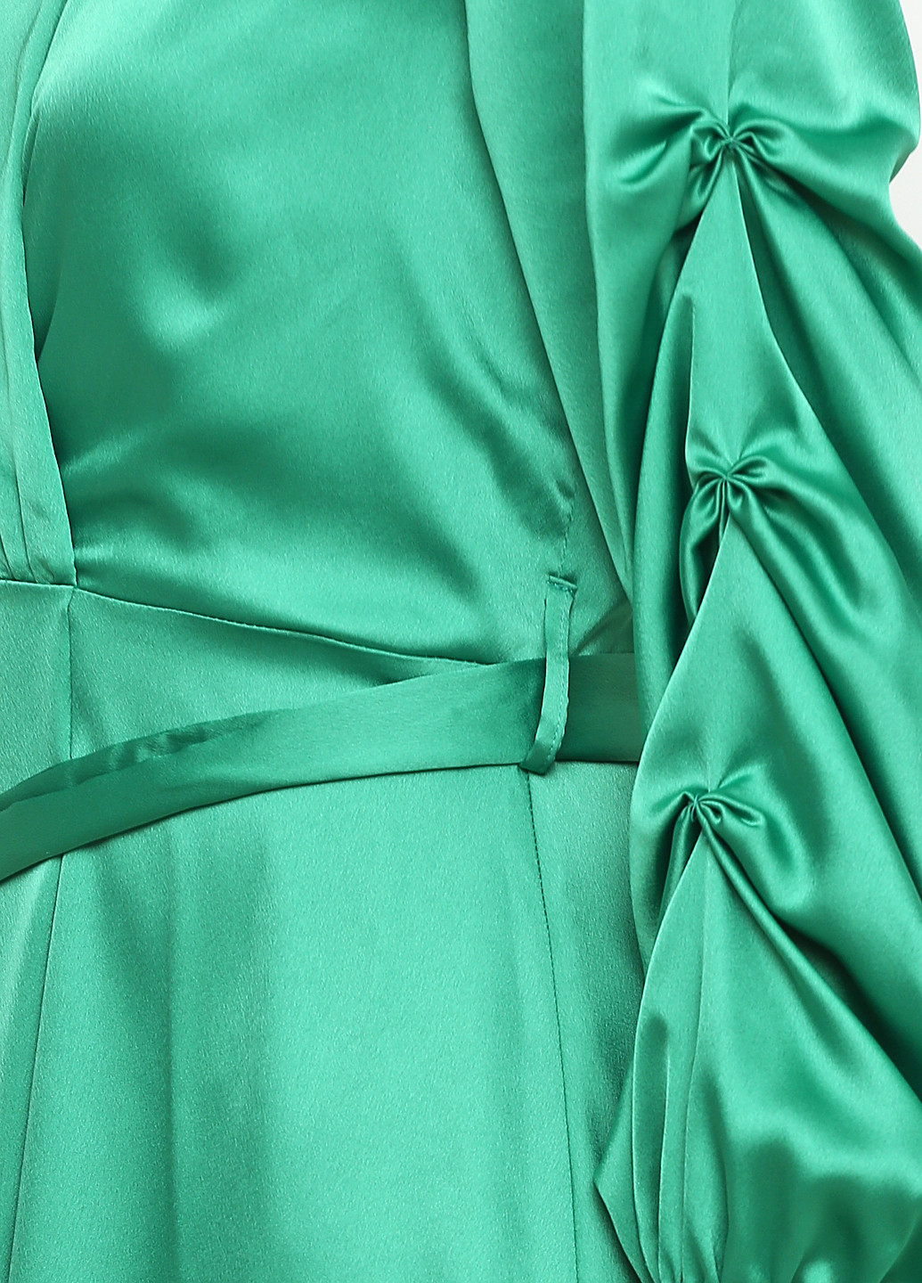 Зеленое кэжуал платье клеш Allyson Collection однотонное