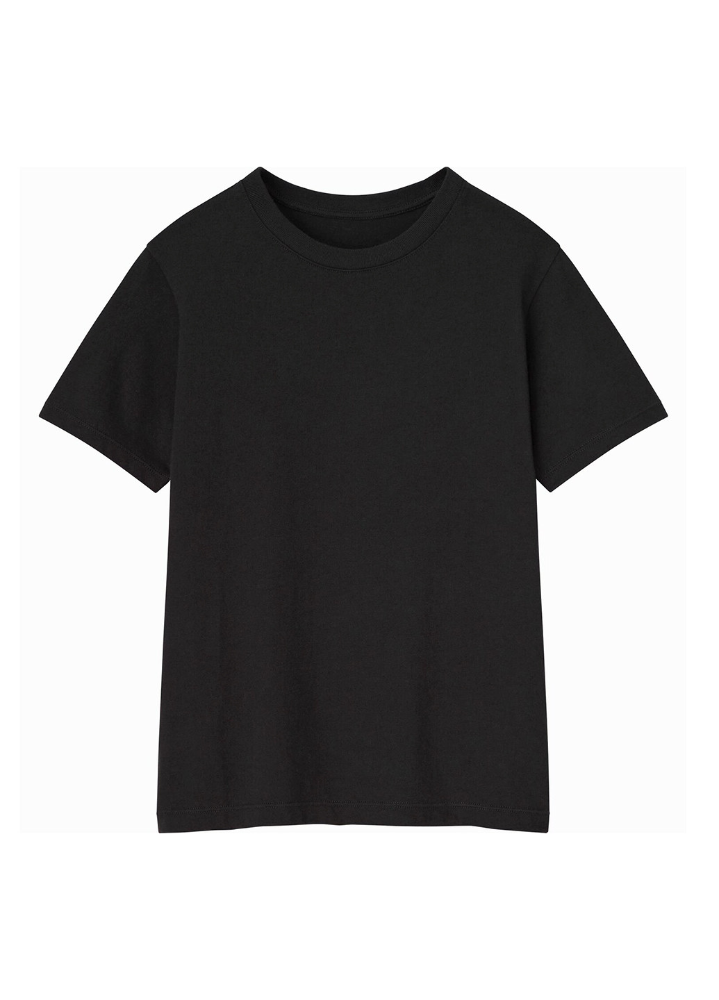 Черная летняя футболка Uniqlo