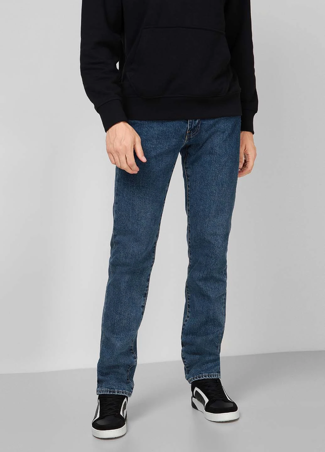 Синие демисезонные регюлар фит джинсы Levi's