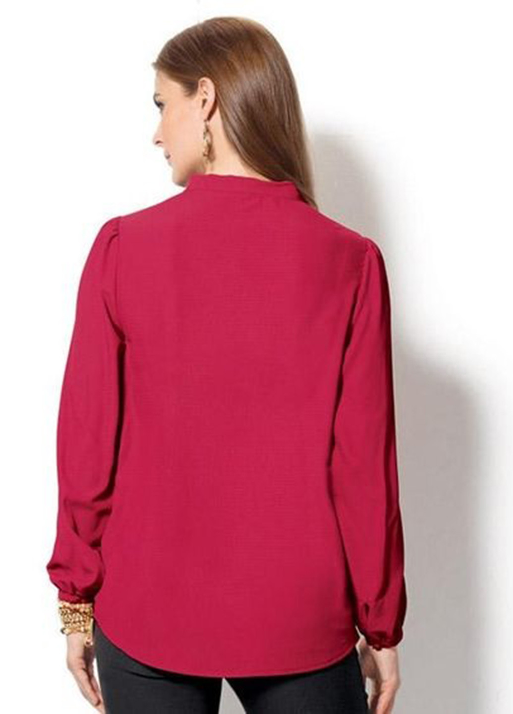 Тёмно-красная блуза Signature Collection