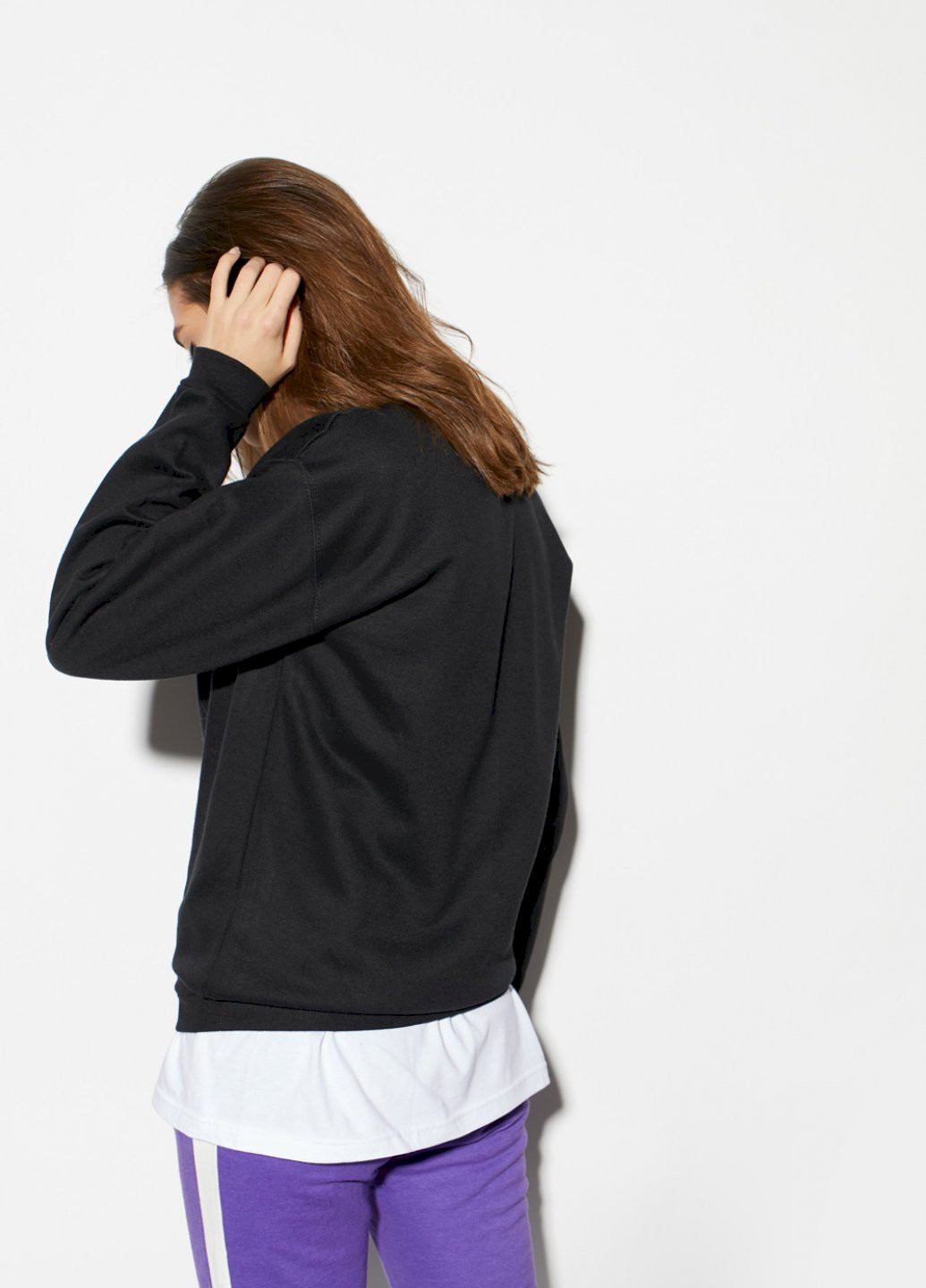 Черный свитшот basic YAPPI (201487263)