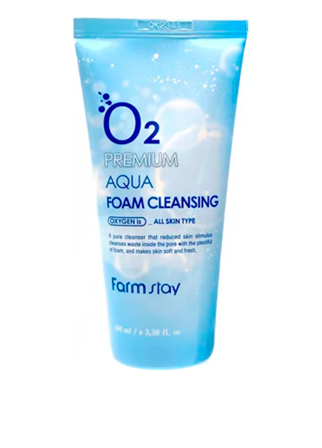Кислородная пенка для умывания O2 Premium Aqua Foam Cleansing, 100 мл FarmStay (182427691)