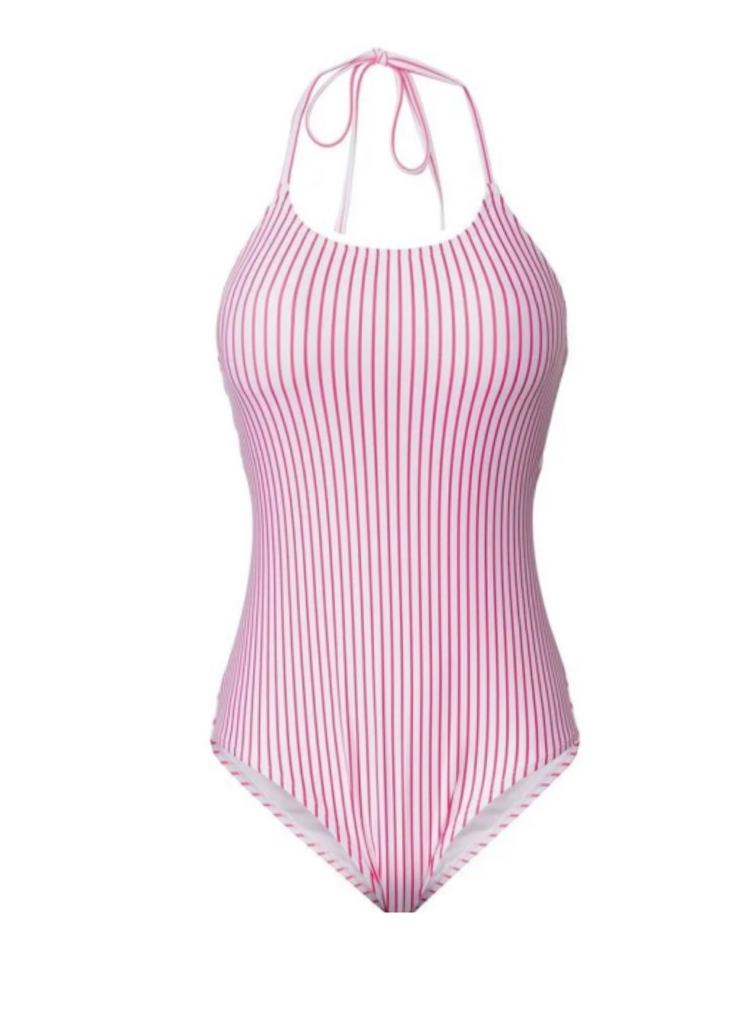 Рожевий літній купальник халтер, суцільний Esmara