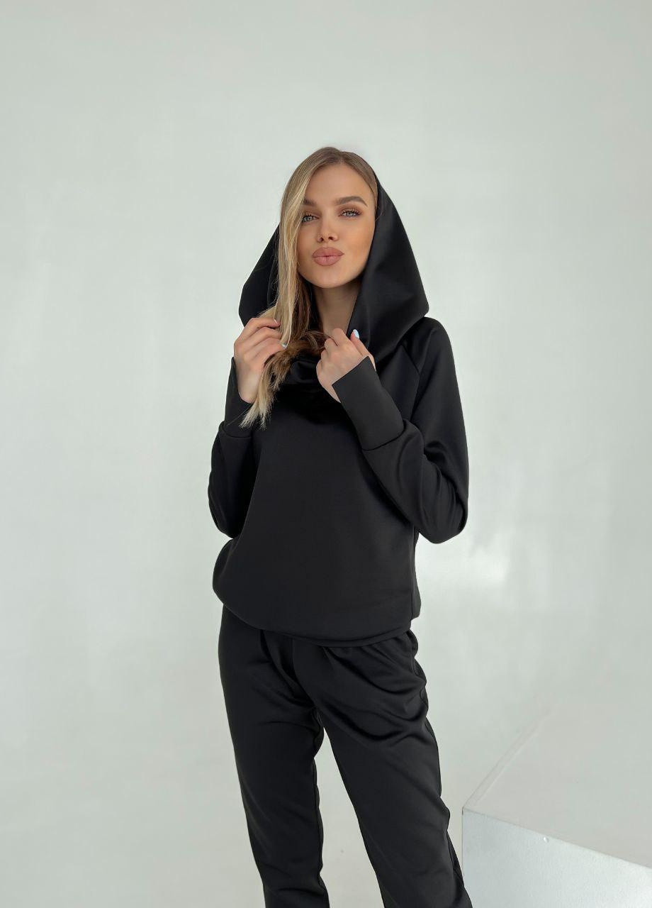Жіночий спортивний костюм чорного кольору р.44/46 377834 New Trend (255335985)