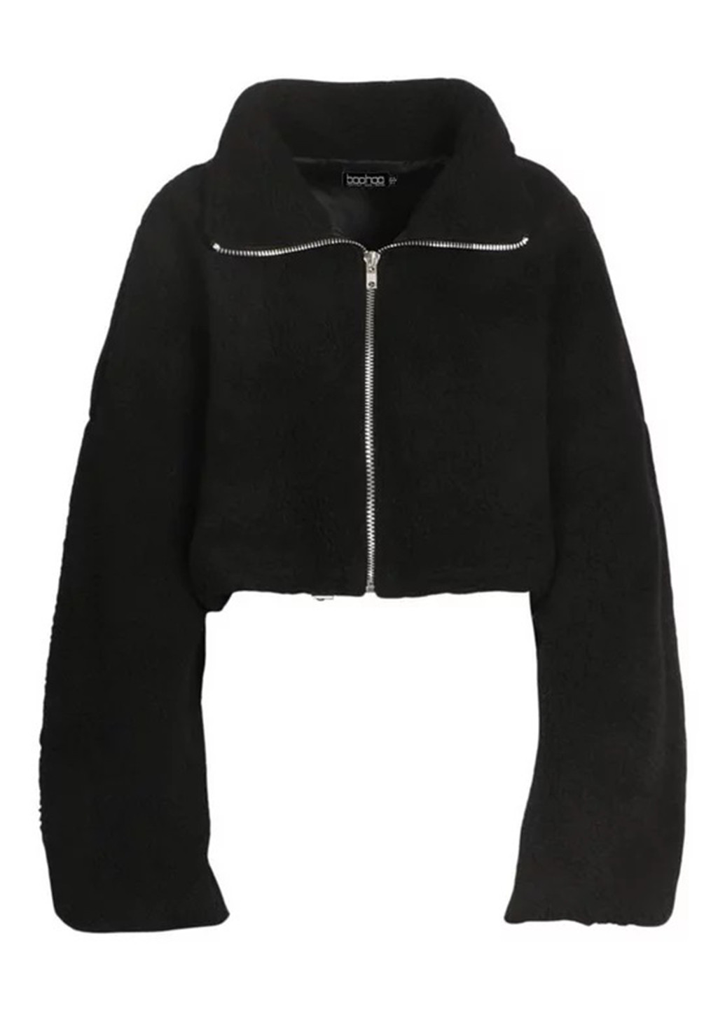 Чорна демісезонна куртка Boohoo