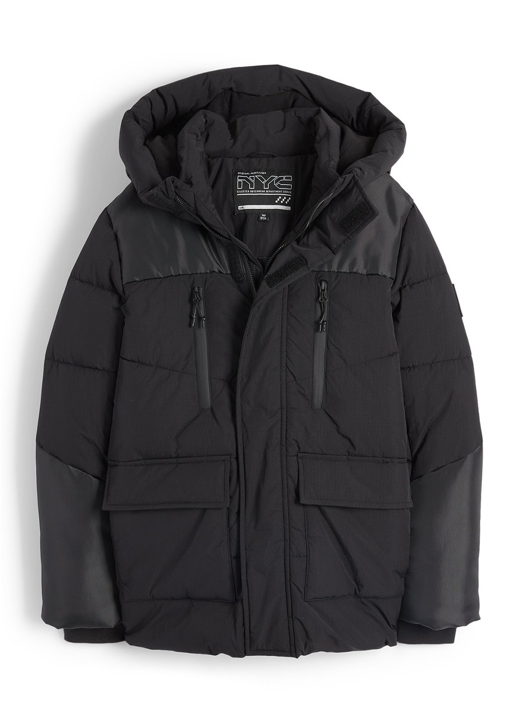 Черная демисезонная куртка C&A