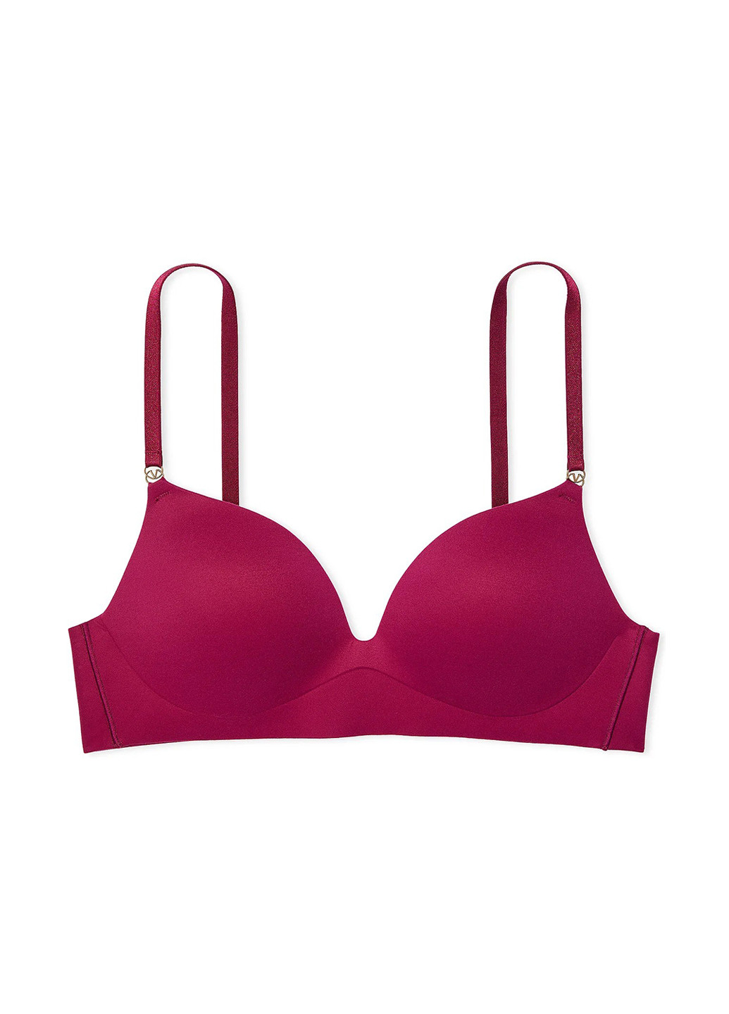 Бордовый демисезонный комплект (бюстгальтер, трусики) Victoria's Secret