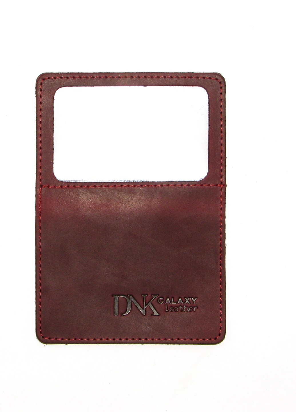 Мини обложка для документов (ID паспорт) DNK mini okno H col.L бордовая DNK Leather (253933374)