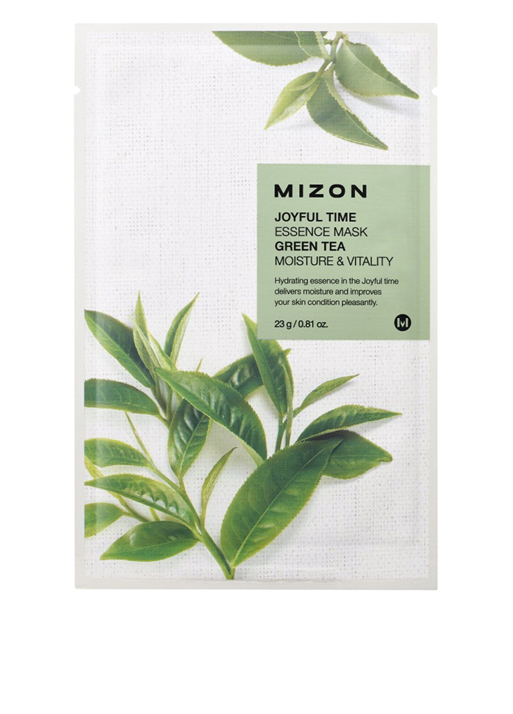 Маска для лица тканевая Joyful Time Essence Green Tea, 23 г Mizon (160878972)