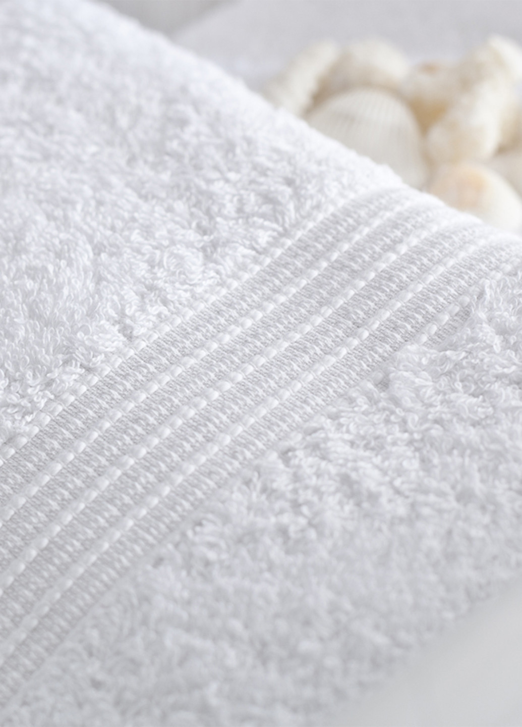English Home полотенце, 50х90 см однотонний білий виробництво - Туреччина