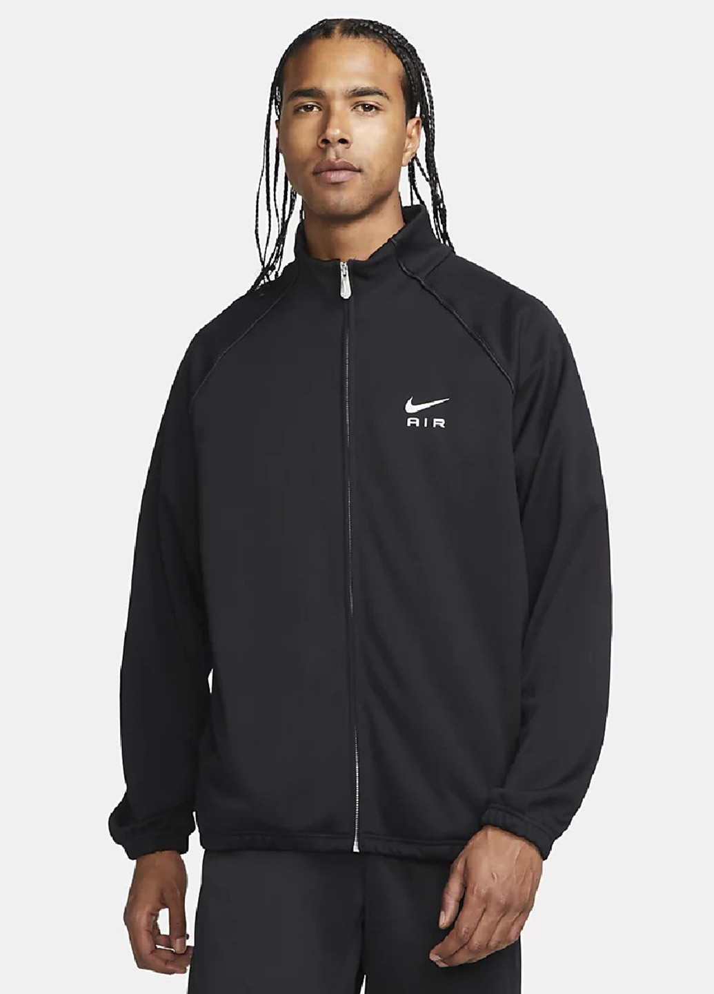 Чорна демісезонна куртка Nike Air Men's Poly-Knit Jacket