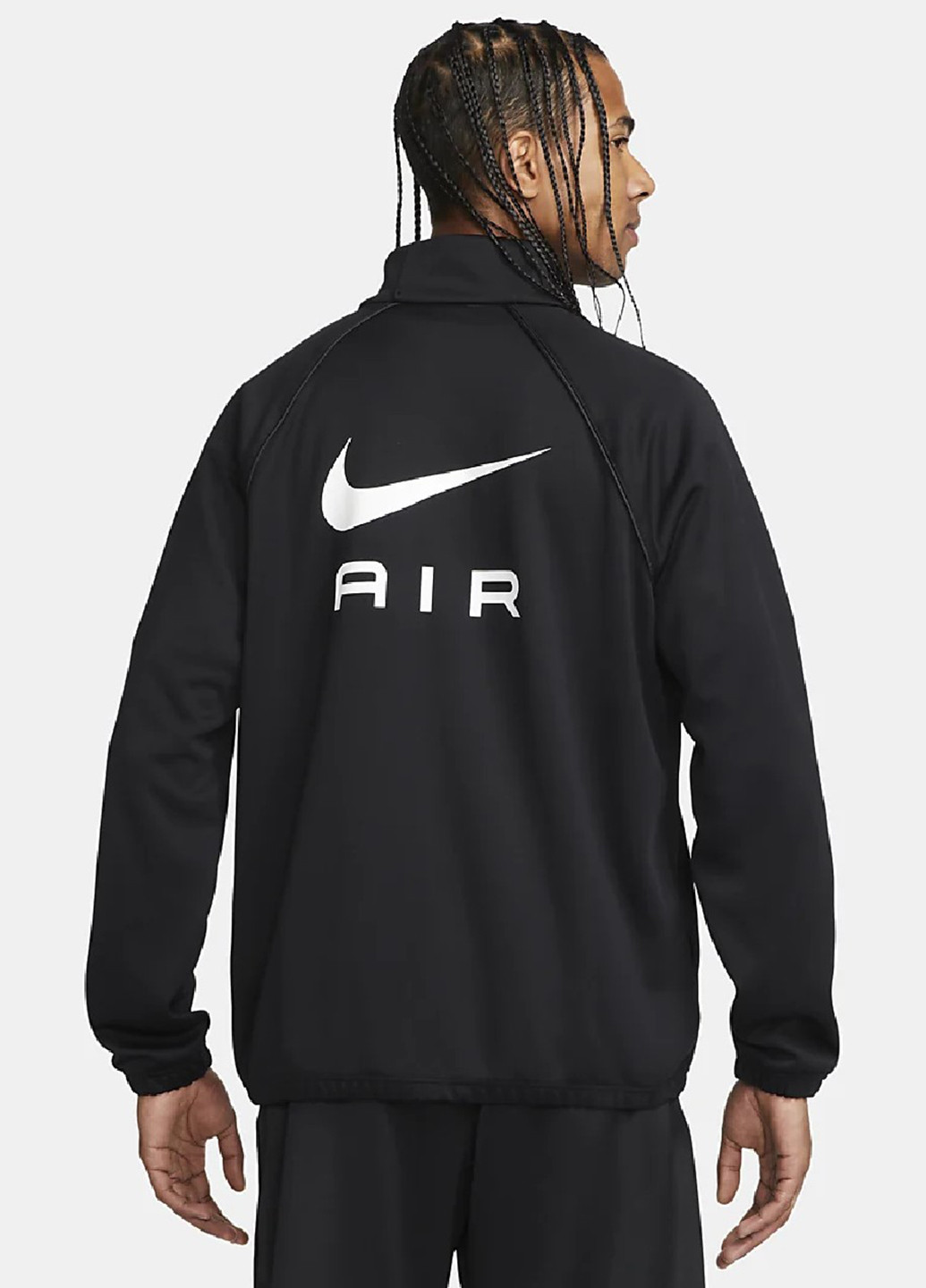 Чорна демісезонна куртка Nike Air Men's Poly-Knit Jacket