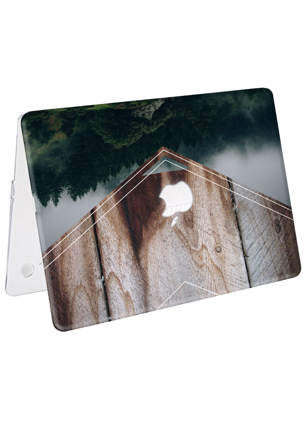 Чохол пластиковий для Apple MacBook Air 13 A1466 / A1369 Дерево і ліс (Forest Wood) (6351-1903) MobiPrint (218505540)