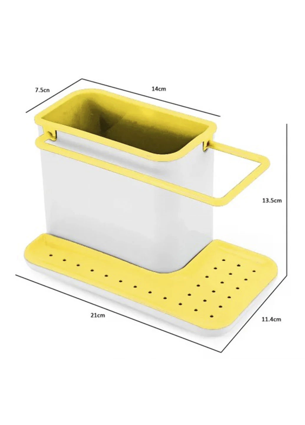 Органайзер для раковини PRC Kitchen Shelf Sink tidy Жовтий Good Idea (244580475)