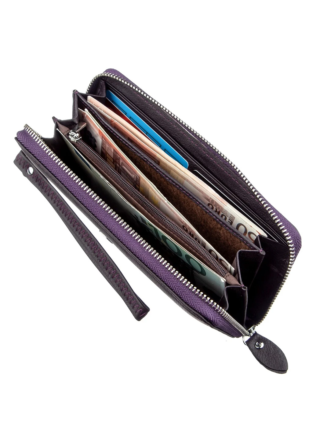 Жіночий шкіряний гаманець-клатч 9х18,5 см st leather (252129079)
