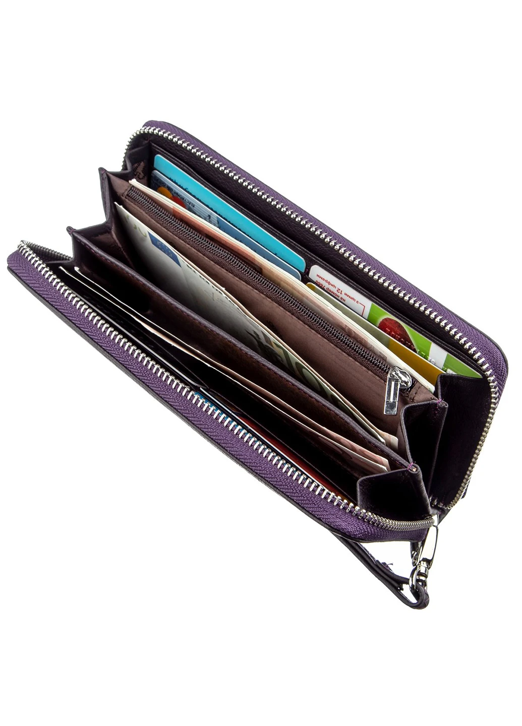 Жіночий шкіряний гаманець-клатч 9х18,5 см st leather (252129079)