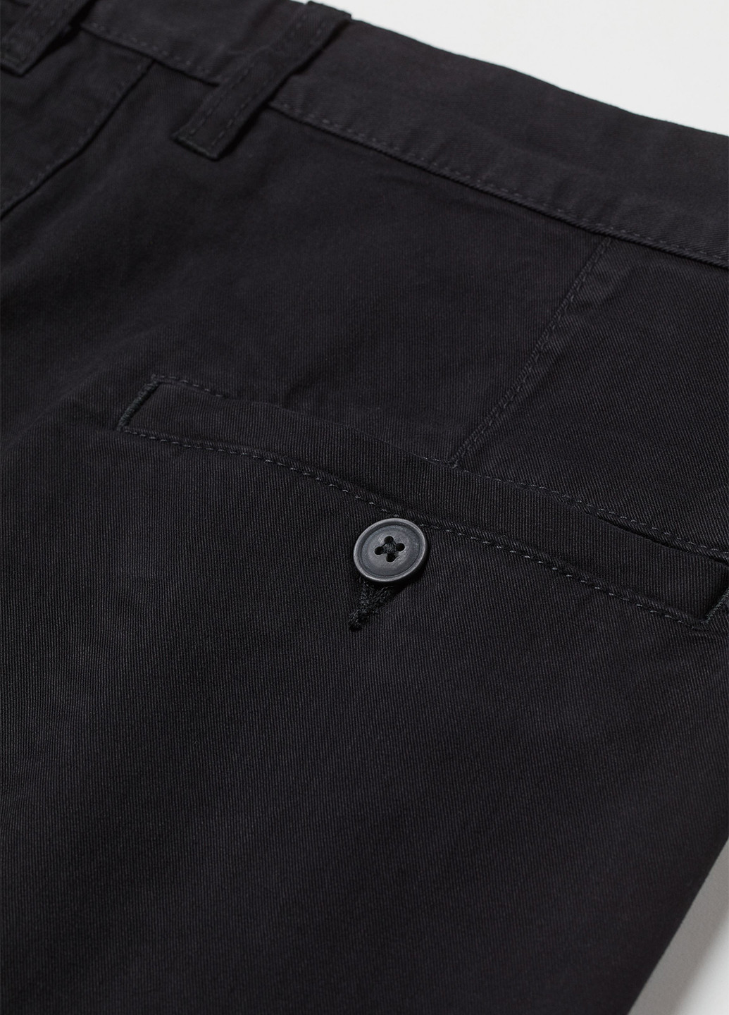 Черные кэжуал демисезонные зауженные брюки H&M