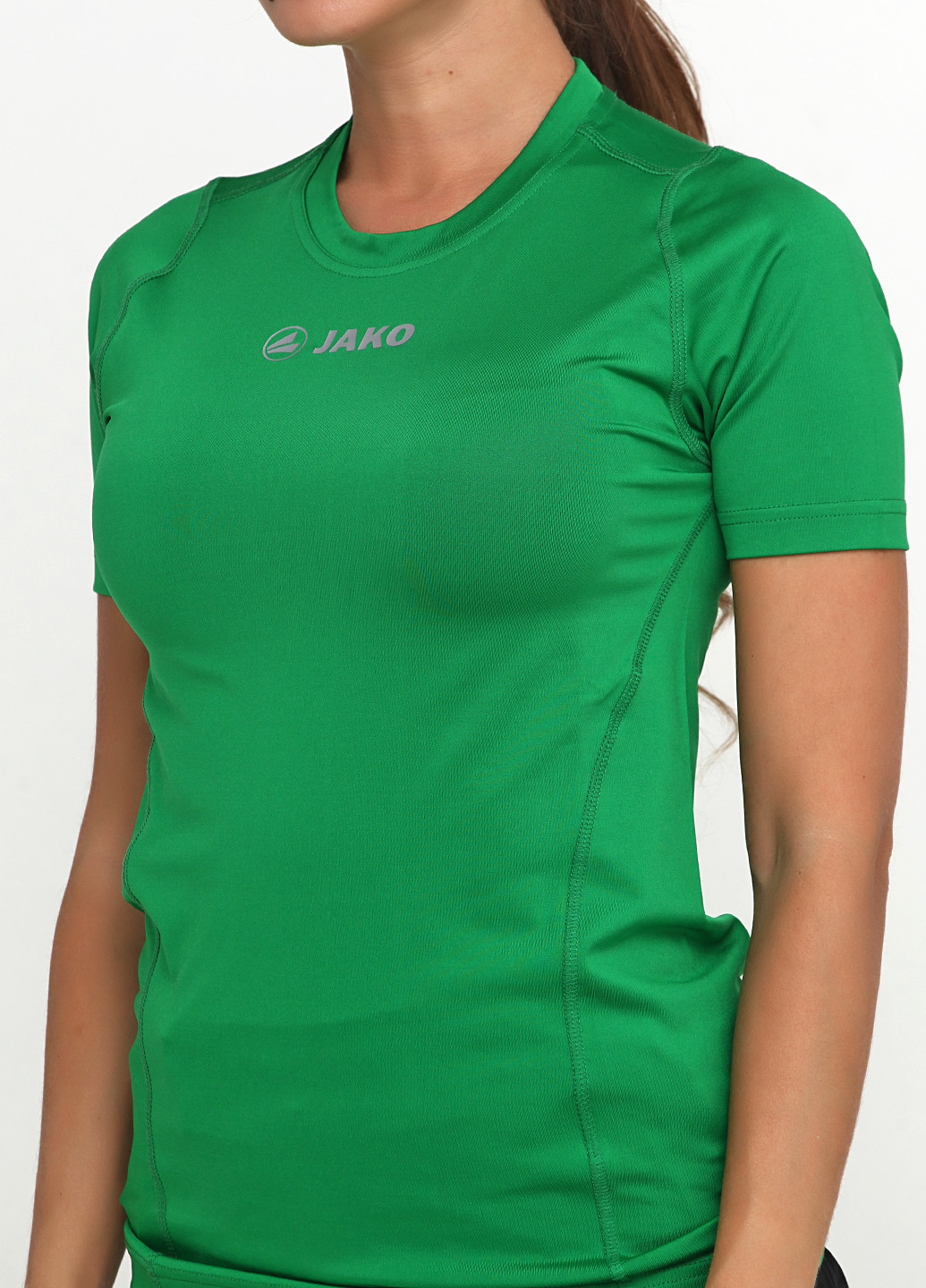 Зеленая всесезон футболка Jako