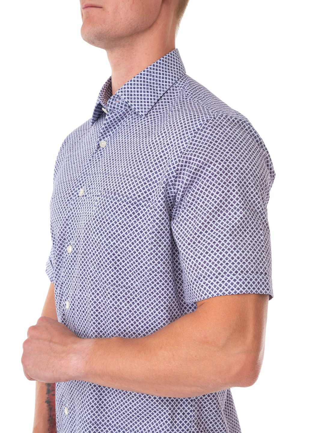 Цветная рубашка с геометрическим узором Roy Robson