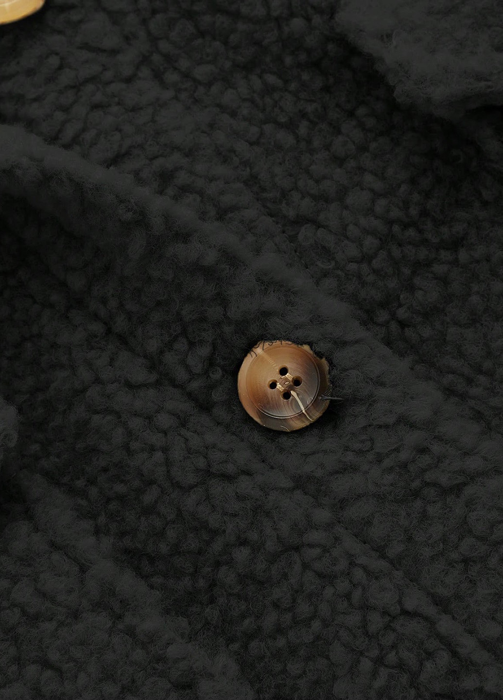 Черная зимняя куртка SHEIN