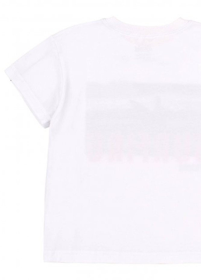 Белая футболка для мальчика (фб872)белый Бемби