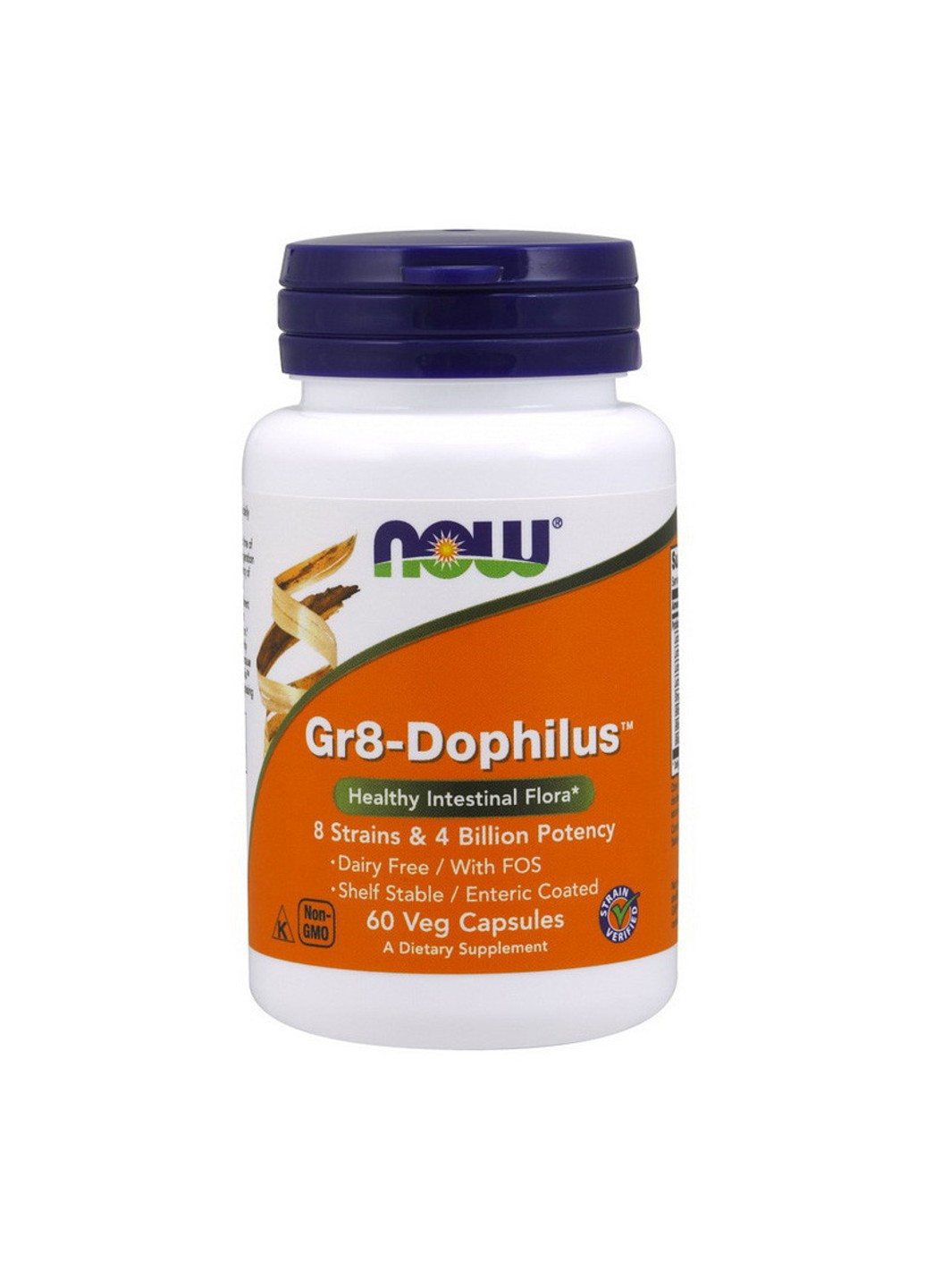Пробіотикии Gr8-Dophilus (60 капс) нау фудс Now Foods (255409394)