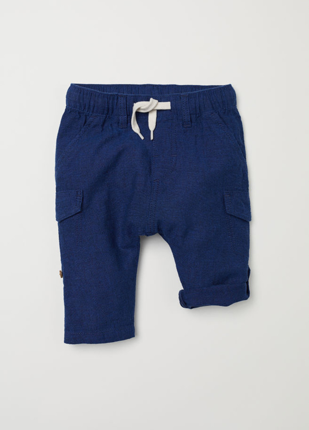 Темно-синие домашние демисезонные брюки H&M