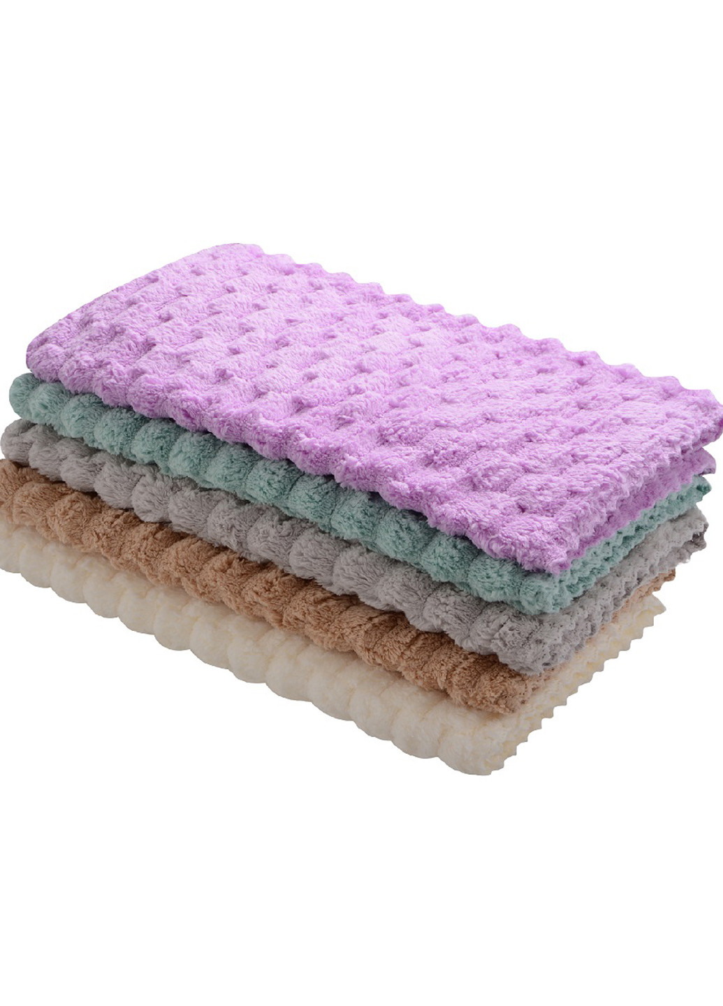 Полотенце (5 шт.), 35х75 см Soho однотонный комбинированный