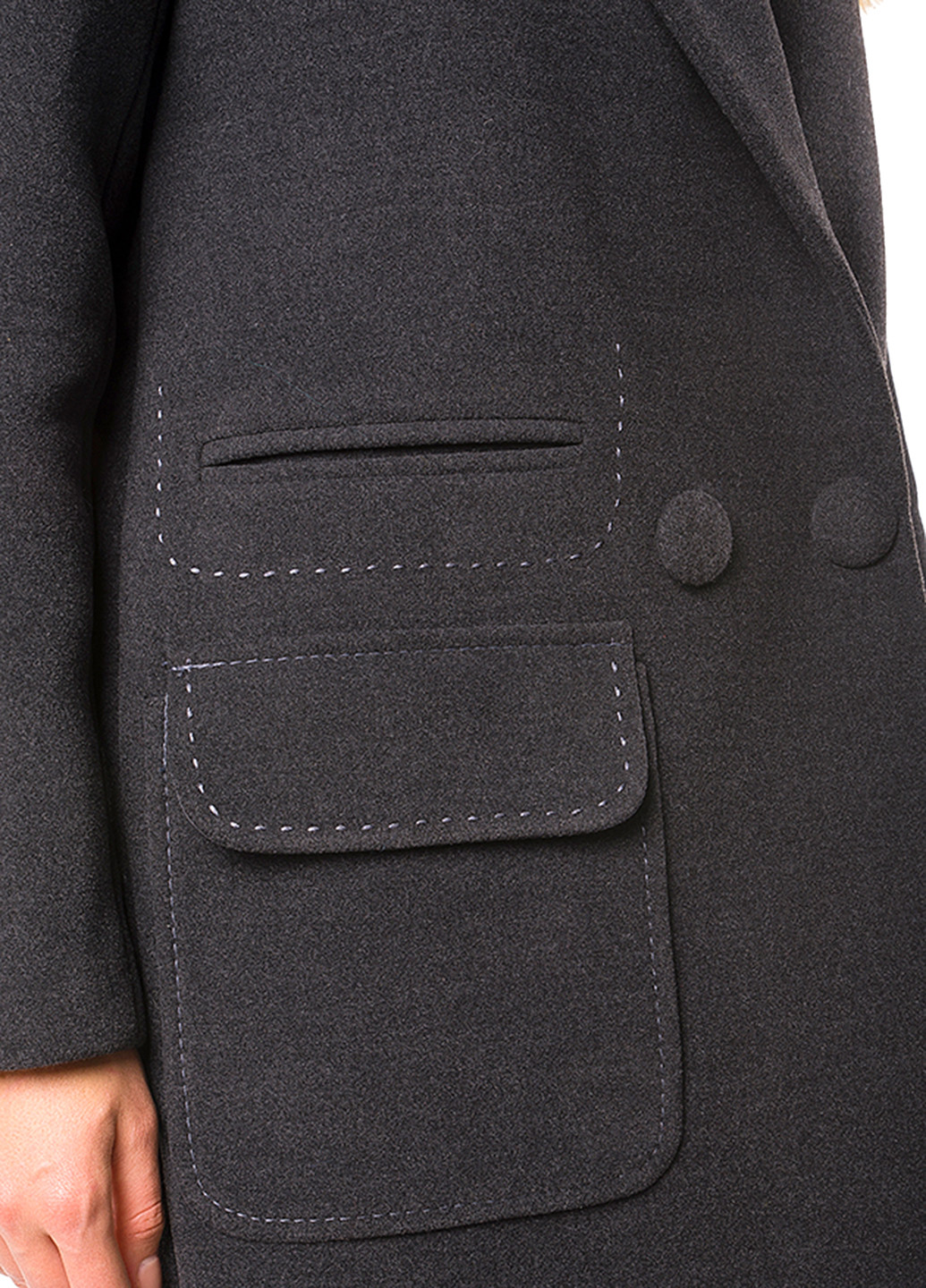 Черное демисезонное Пальто MR 520