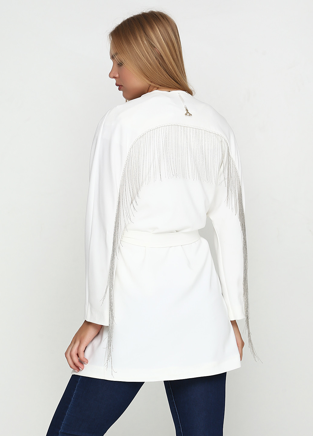 Білий демісезонне Пальто Armin Studio by Wera Berto
