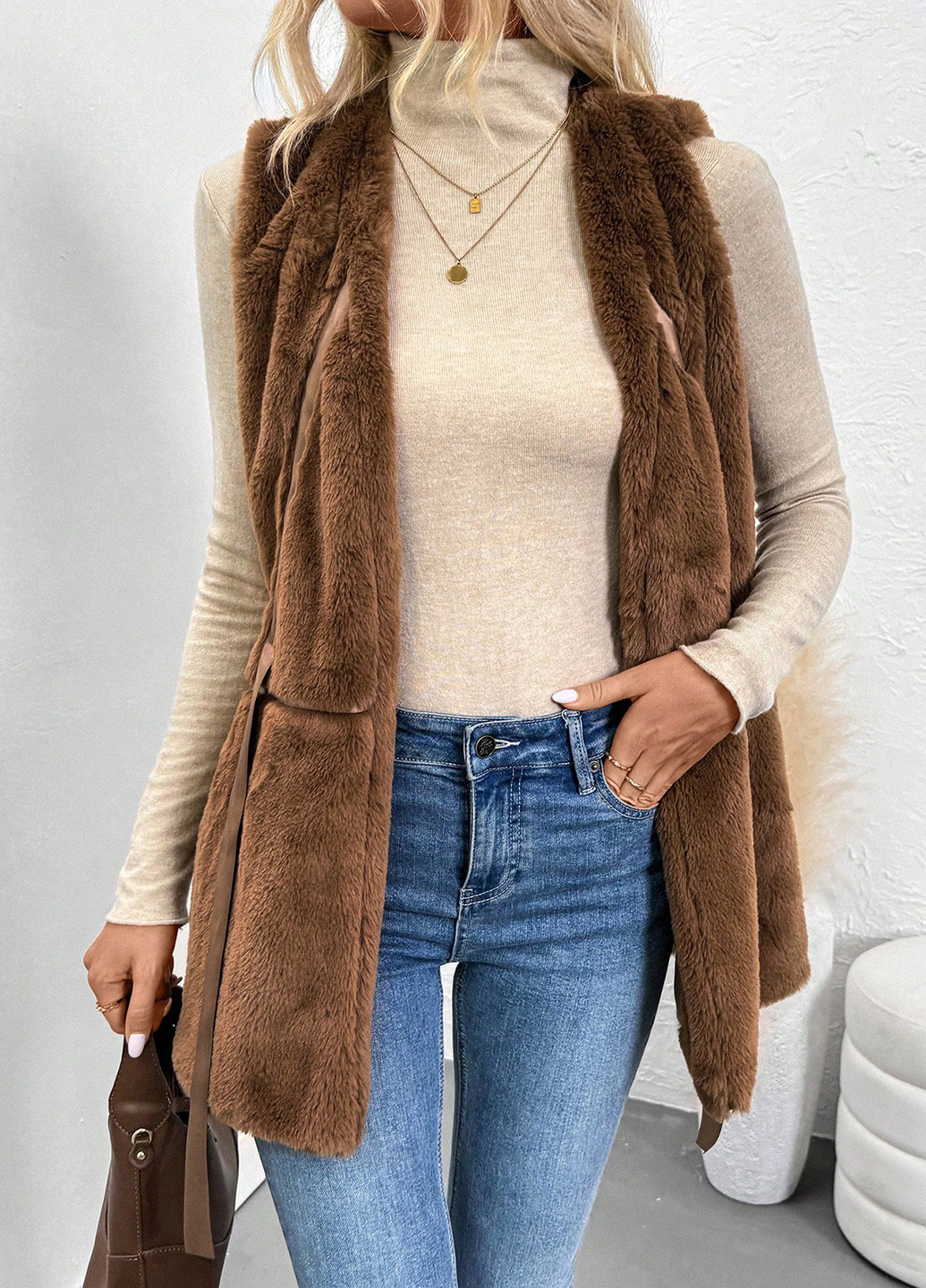 Полушубок SHEIN (342063275)