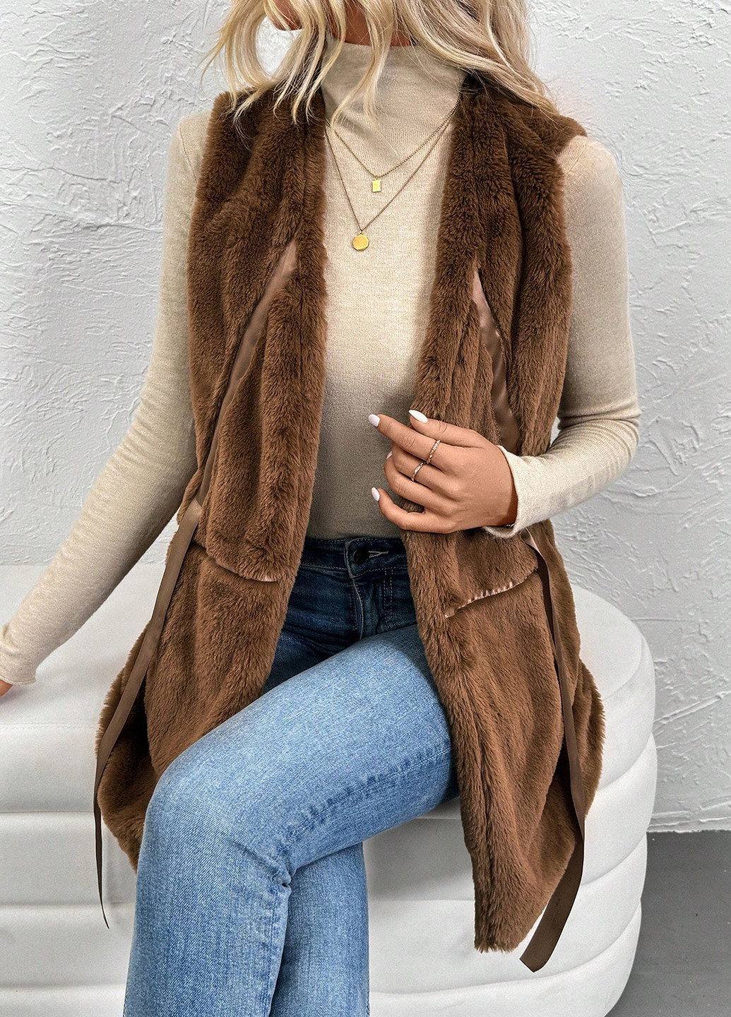 Полушубок SHEIN (342063275)