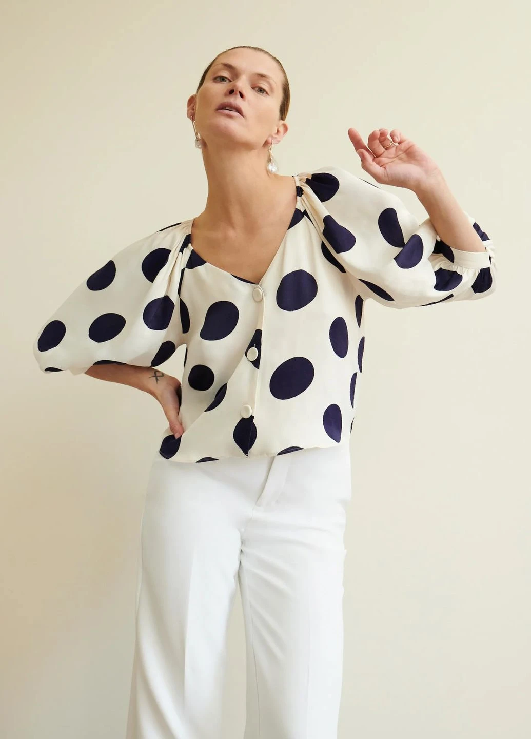 Белая блуза Zara