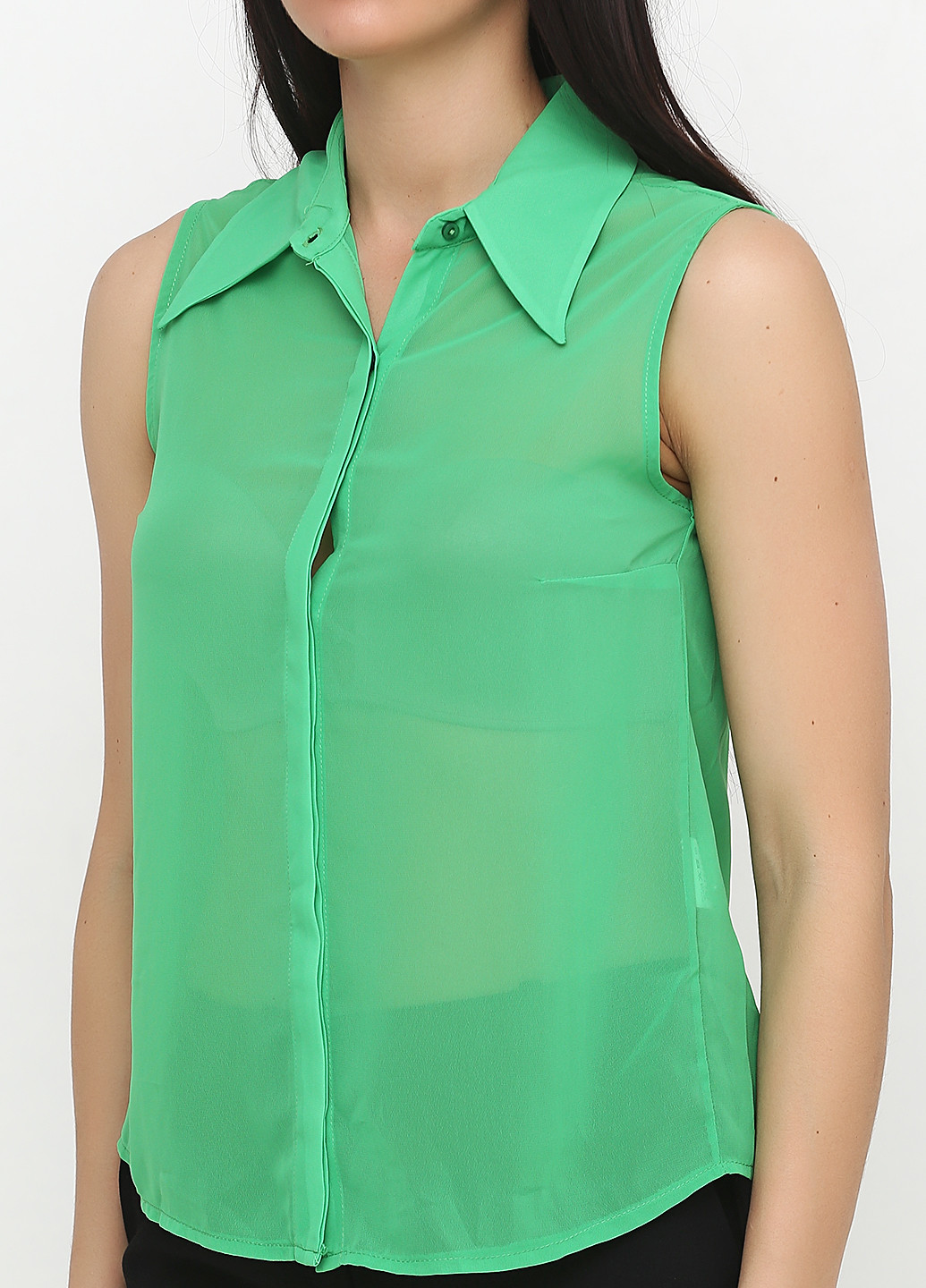 Зеленая летняя блуза Miss Poem