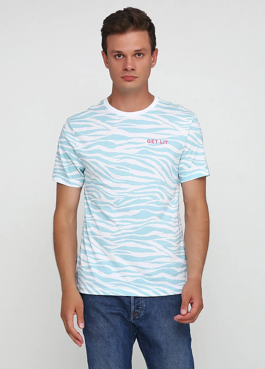 Бирюзовая футболка H&M