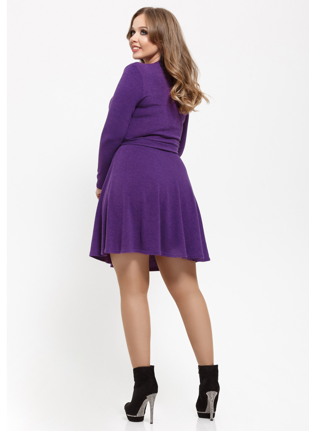 Фиолетовое кэжуал платье Charm Collection однотонное