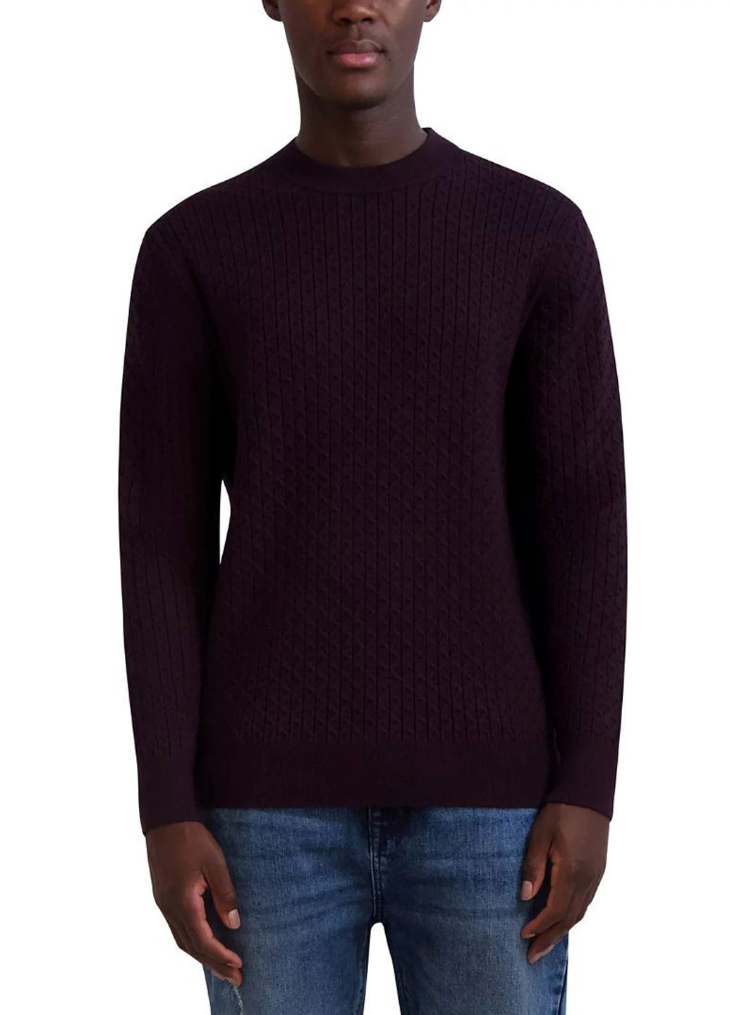 Темно-бордовый демисезонный свитер джемпер Karl Lagerfeld