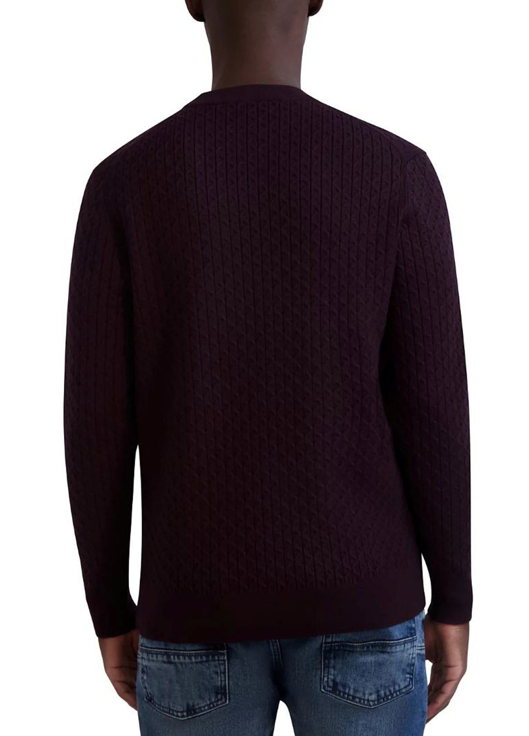 Темно-бордовый демисезонный свитер джемпер Karl Lagerfeld