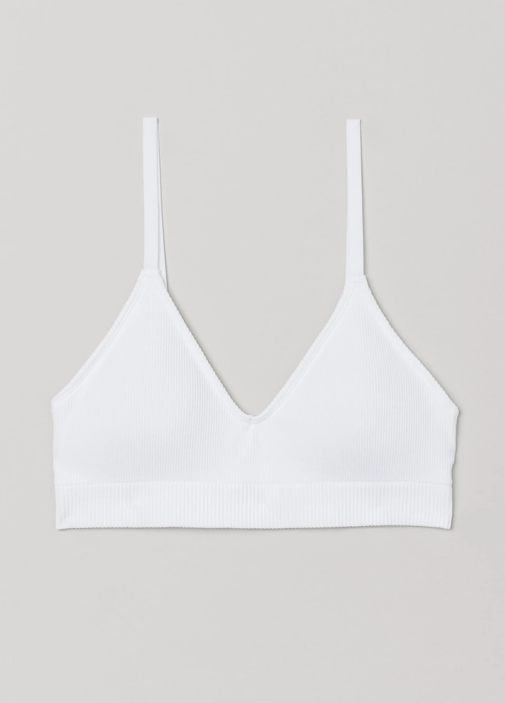 Белый бюстгальтер H&M полиамид