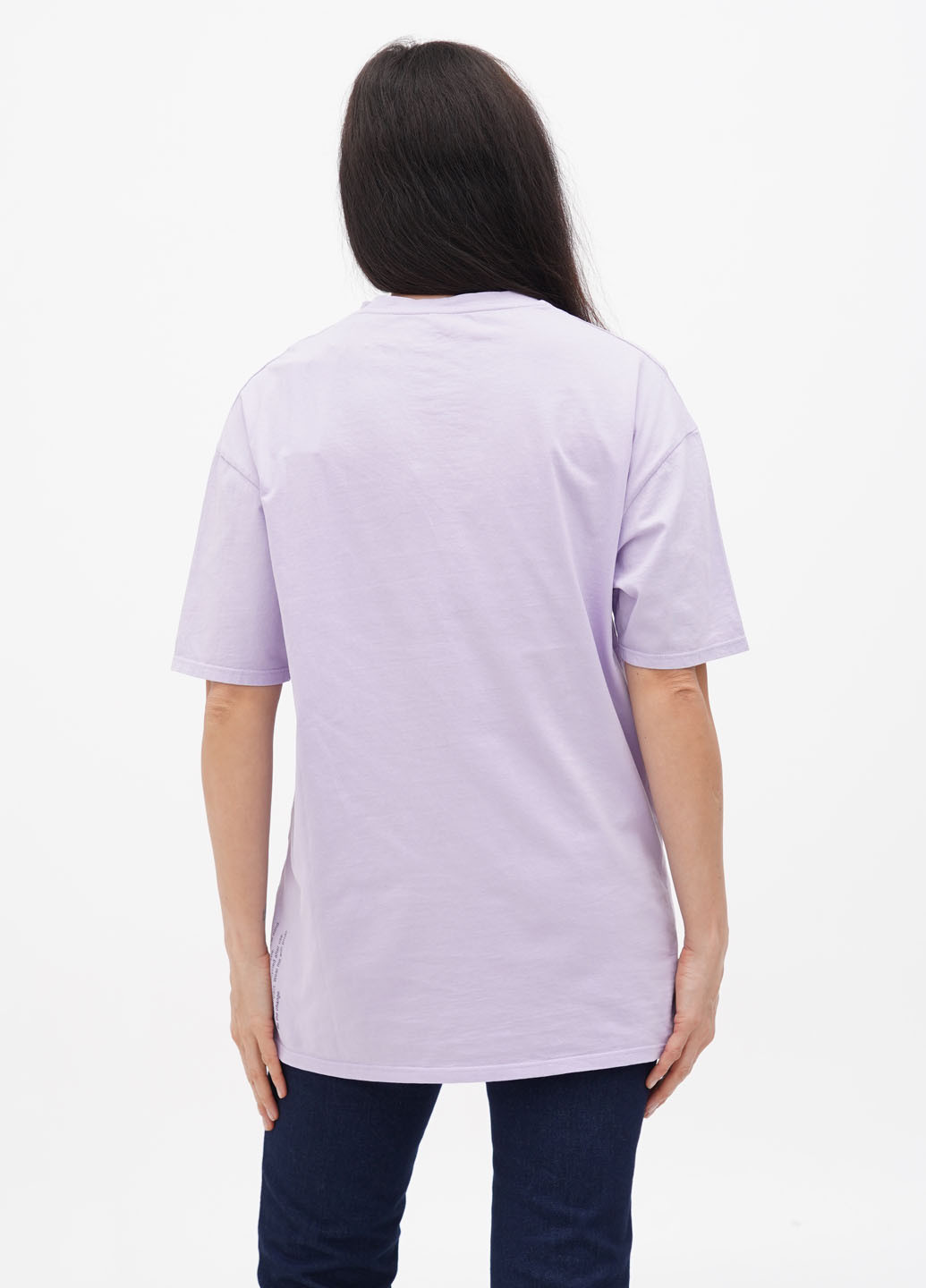 Сиреневая летняя футболка NU-IN