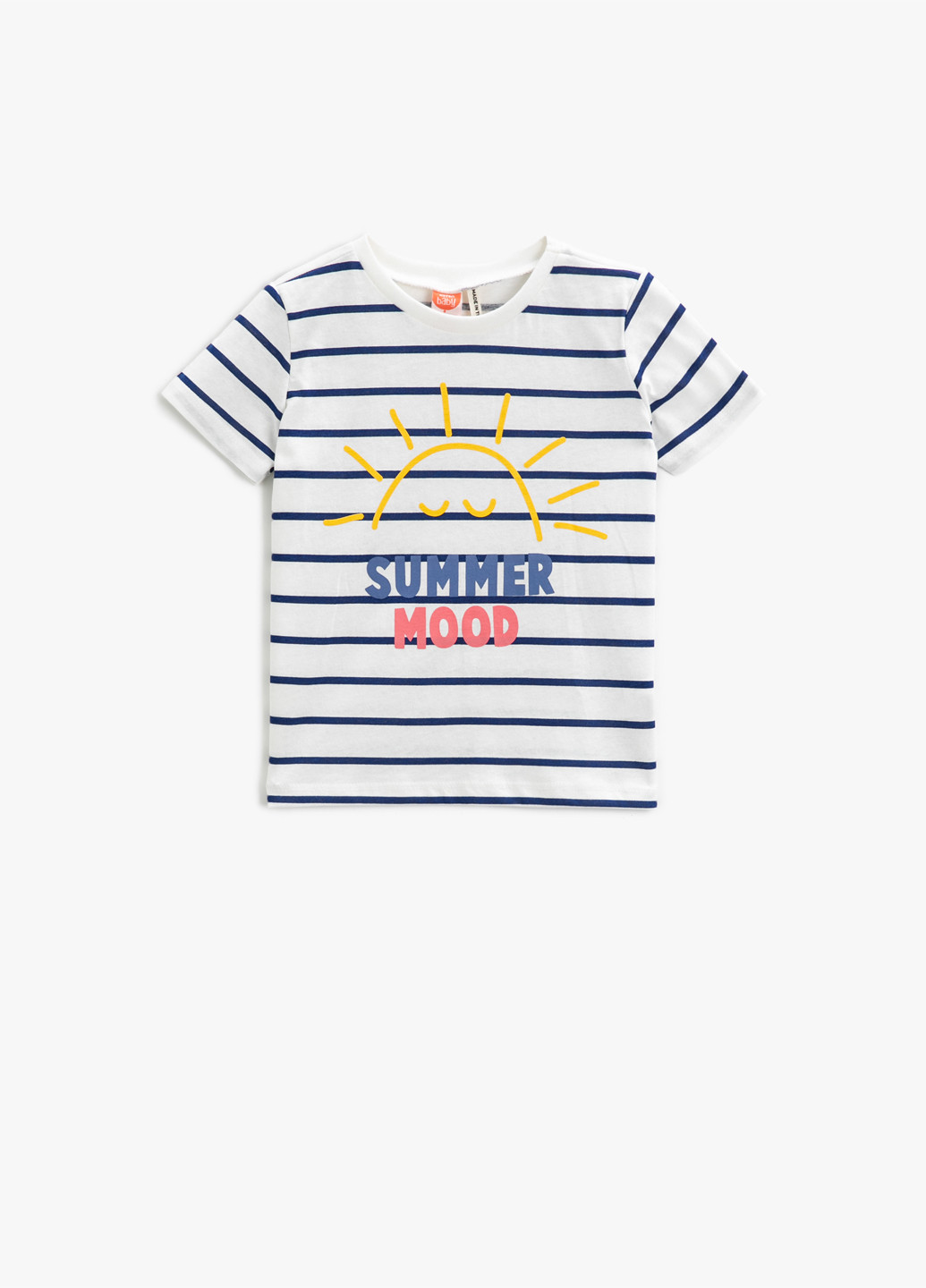 Белая летняя футболка KOTON