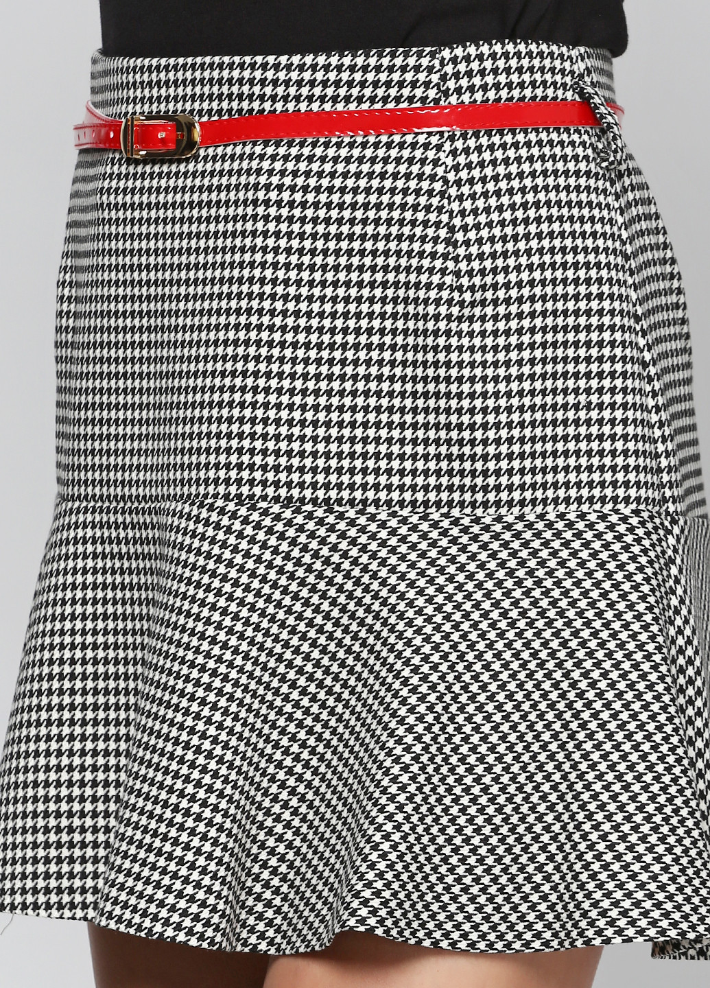 Черная кэжуал с геометрическим узором юбка Alvina мини