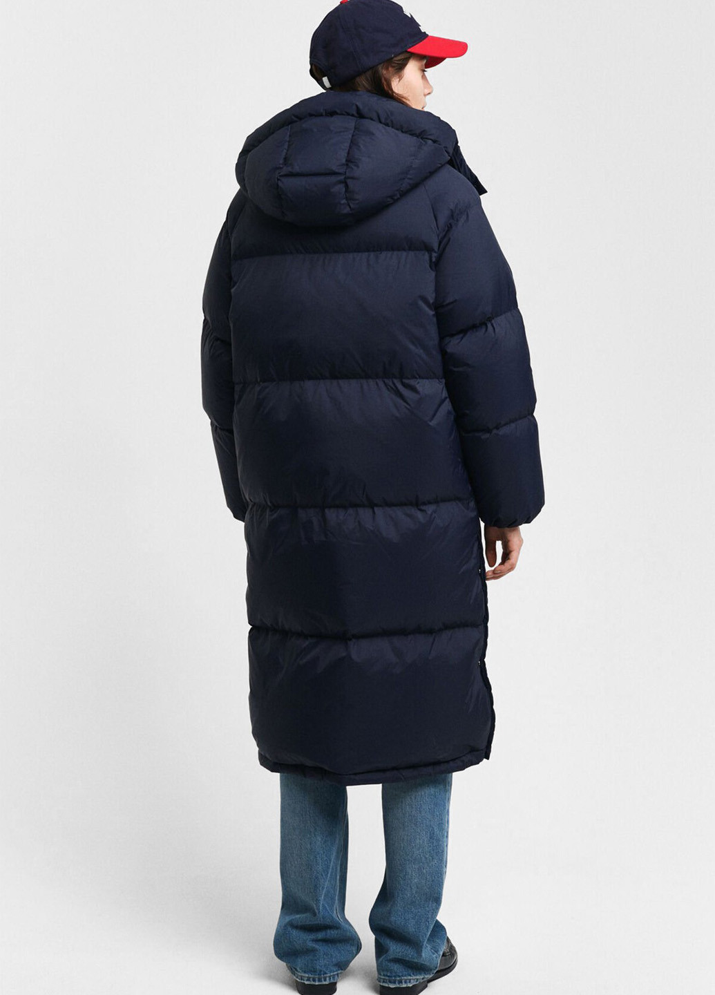 Синий зимний Пуховик Gant