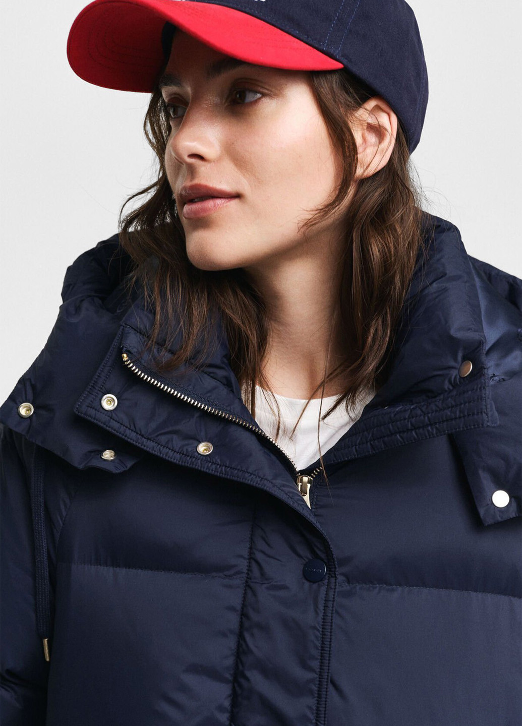 Синий зимний Пуховик Gant