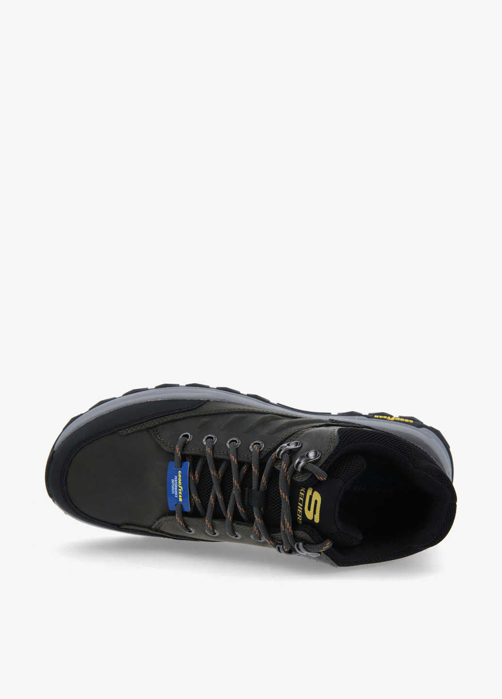 Темно-серые демисезонные кроссовки Skechers RELAXED FIT ZELLER BAZEMORE