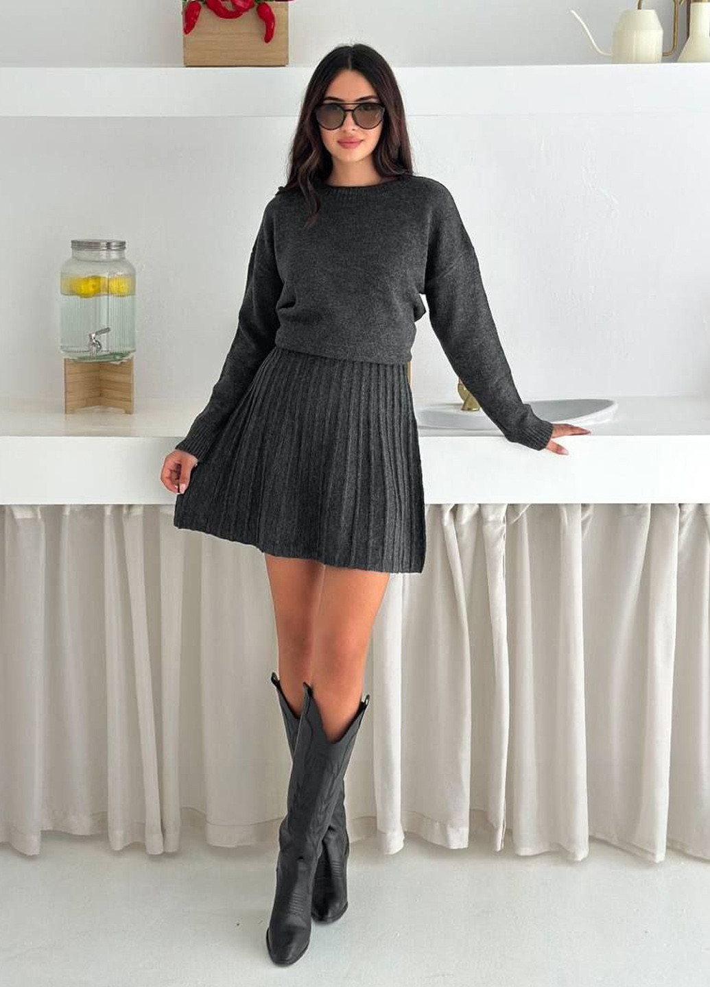 Костюм (джемпер, спідниця) No Brand (362096342)